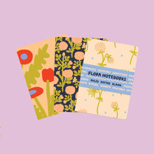 Load image into Gallery viewer, Flora Notebooks - Set of 3
