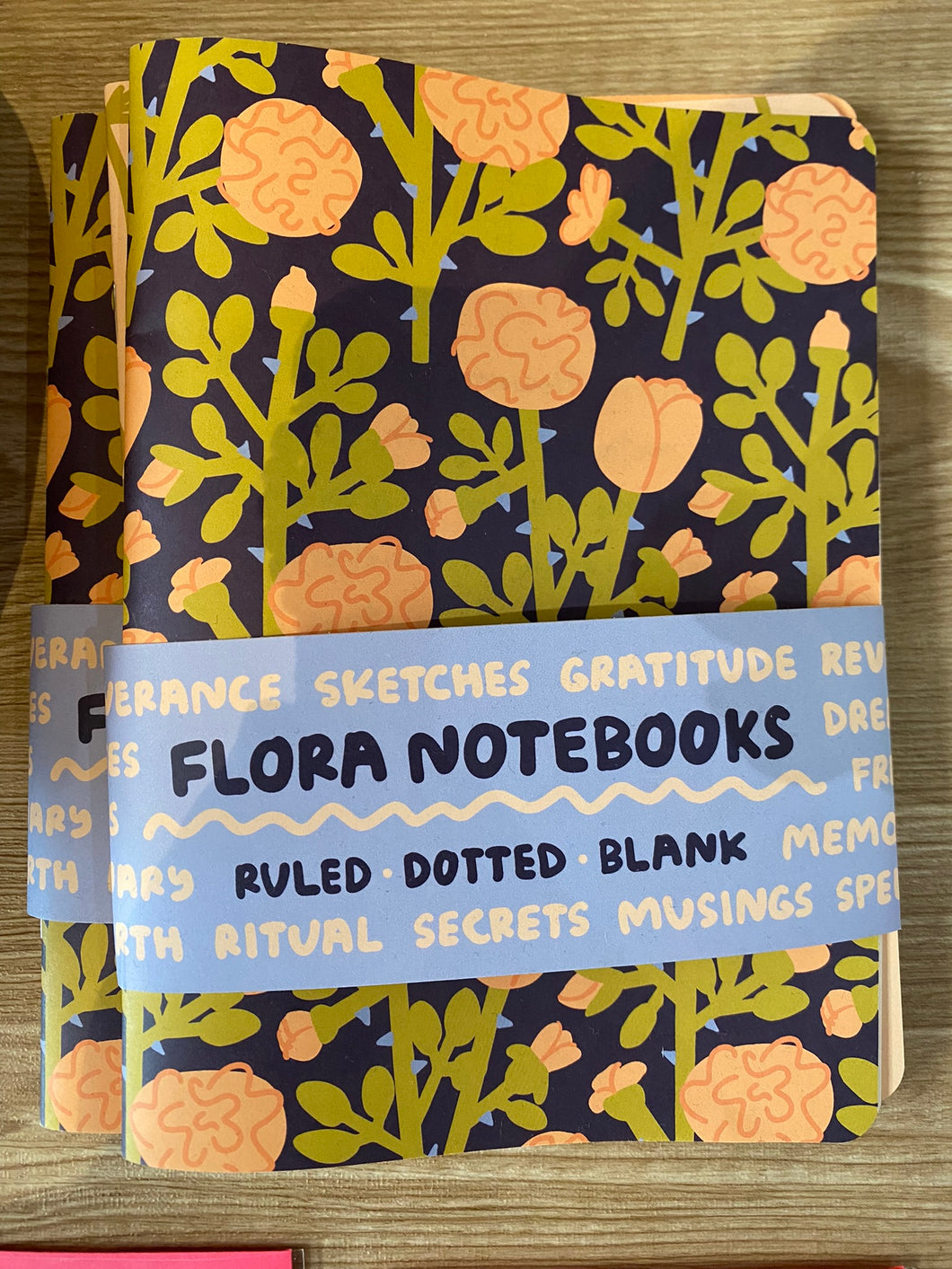 Flora Notebooks - Set of 3